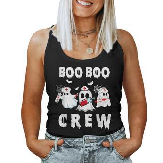 Cute Boo Boo Crew Funny Nurse Halloween Ghost Costume Gifts Women Tank Top Basic Casual Daily Weekend Graphic - Thegiftio UK