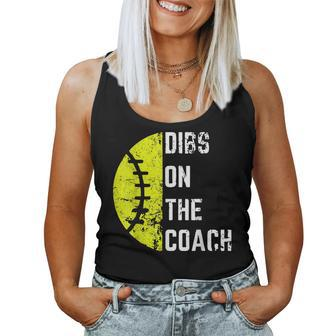 Dibs On The Coach Funny Softball Wife - Baseball Coach Women Tank Top Basic Casual Daily Weekend Graphic - Thegiftio UK
