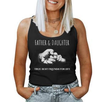 Father And Daughter Best Friends For Life Women Tank Top Basic Casual Daily Weekend Graphic - Thegiftio UK