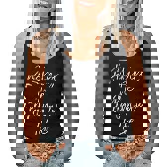 Fun Music Grandma Gift From Grandkids Rocking The Mamaw Women Tank Top Basic Casual Daily Weekend Graphic - Thegiftio UK