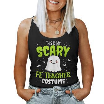 Funny Pe Teacher Halloween Nothing Scares Easy Costume PE Women Tank Top Basic Casual Daily Weekend Graphic - Thegiftio UK