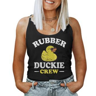 Funny Rubber Duck Yellow Duckie Crew Bath Ducks Duckling Toy Women Tank Top Basic Casual Daily Weekend Graphic - Thegiftio UK