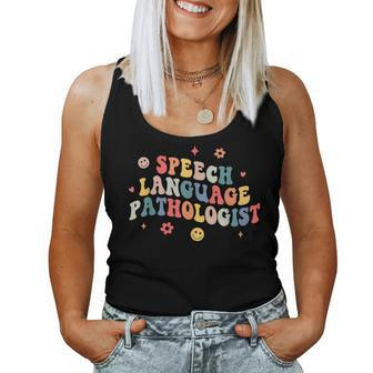 Groovy Speech Language Pathologist Slp Your Words Matters Women Tank Top Basic Casual Daily Weekend Graphic - Thegiftio UK
