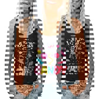 Im Just Here For The Candy Halloween Cute Lollipop Sweets Women Tank Top Basic Casual Daily Weekend Graphic - Thegiftio