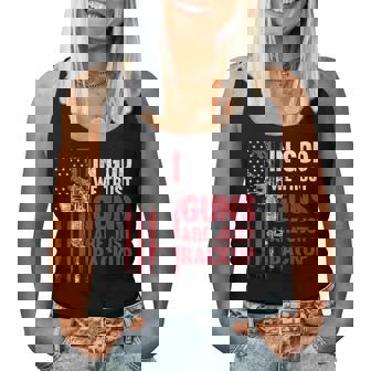 In God We Trust Guns Are Just Backup Ar-15 American Flag Women Tank Top Basic Casual Daily Weekend Graphic - Thegiftio UK