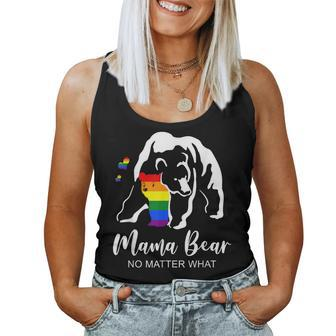 Lgbt Mama Bear T Gay Pride Equal Rights Rainbow Gift Women Tank Top Basic Casual Daily Weekend Graphic - Thegiftio UK