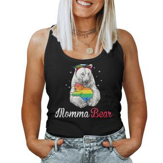 Lgbt Mama Momma Bear Gay Pride Proud Mom Mothers Day Women Tank Top Basic Casual Daily Weekend Graphic - Thegiftio UK