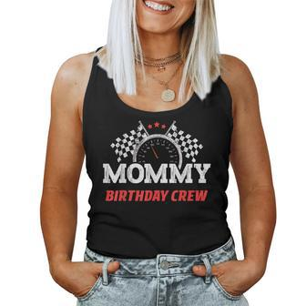Mommy Birthday Crew Race Car Racing Car Driver Mom Mama Women Tank Top Basic Casual Daily Weekend Graphic - Thegiftio UK