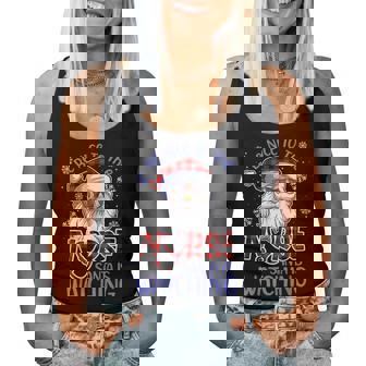 Nurse Christmas - Be Nice To The Nurse Santa Is Watching Women Tank Top Basic Casual Daily Weekend Graphic - Thegiftio