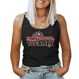 Occupational Therapy Ot Therapist Inspire Ot Month Flower Women Tank Top Basic Casual Daily Weekend Graphic - Thegiftio UK
