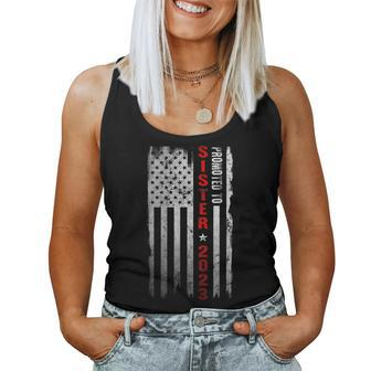 Promoted To Sister Est 2023 First Time Sister 2023 Flag Women Tank Top Basic Casual Daily Weekend Graphic - Thegiftio UK
