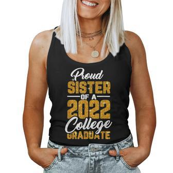 Proud Sister Of A 2022 Graduate Graduation College Student Women Tank Top Basic Casual Daily Weekend Graphic - Thegiftio UK