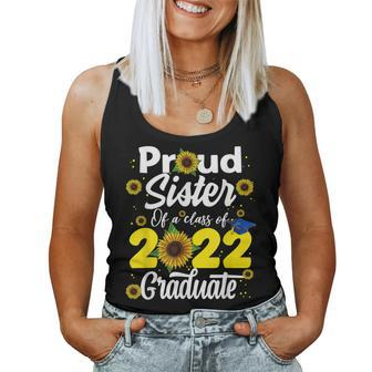 Proud Sister Of A Class Of 2022 Graduate Graduation Women Tank Top Basic Casual Daily Weekend Graphic - Thegiftio UK