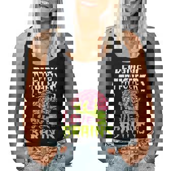 Reading Teachers Love Brains Zombie Teacher School Halloween Women Tank Top Basic Casual Daily Weekend Graphic - Thegiftio UK