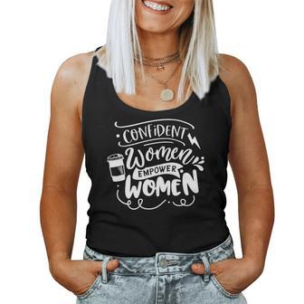 Strong Woman Confident Women Empower Women - White Women Tank Top Basic Casual Daily Weekend Graphic - Seseable