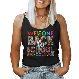 Welcome Back To School School Nurse For Students Teachers V5 Women Tank Top Basic Casual Daily Weekend Graphic - Thegiftio UK