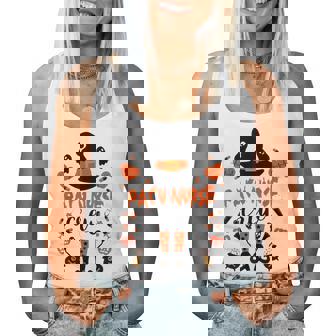 Witch Pacu Nurse Crew Costume Halloween Witch Broom Costume Women Tank Top Basic Casual Daily Weekend Graphic - Thegiftio