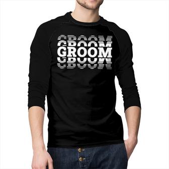 Great Groom For Great Man  Men Baseball Tee Raglan Graphic Shirt