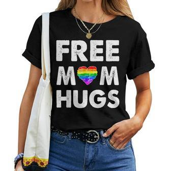 Free Mom Hugs Free Mom Hugs Rainbow Gay Pride V2 Women T-shirt - Thegiftio UK