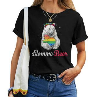 Lgbt Mama Momma Bear Gay Pride Proud Mom Women T-shirt - Thegiftio UK