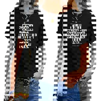 Lovely Cool Sarcastic Pitbull Mother Wine Lover Women T-shirt - Thegiftio