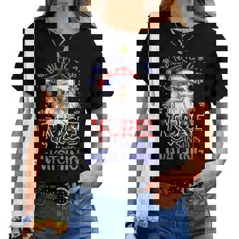 Nurse Christmas Be Nice To The Nurse Santa Is Watching Women T-shirt - Thegiftio