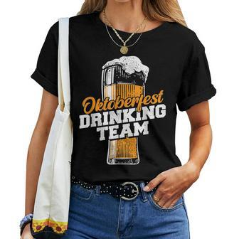 Oktoberfest Drinking Beer Team Oktoberfest 2022 Prost Women T-shirt - Thegiftio UK