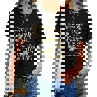 Stepping Into My 55Th Birthday With Gods Grace And Mercy Women T-shirt - Thegiftio