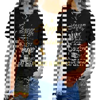 Stepping Into My October Birthday With Gods Grace And Mercy Women T-shirt - Thegiftio