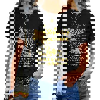 Stepping Into My October Birthday With Gods Grace And Mercy Women T-shirt - Thegiftio