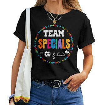 Team Specials Teacher Tribe Squad Back To Primary School Women T-shirt - Thegiftio UK