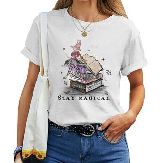 Hallowen Be Magical Witch Stay Magical Women T-shirt - Seseable