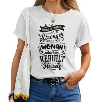 Strong Woman There Is Nothing Stronger Than A Woman Women T-shirt - Seseable