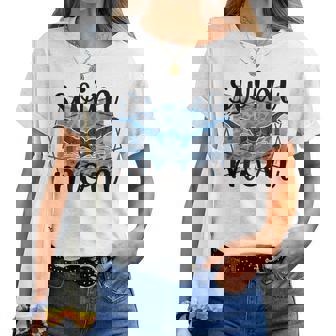 Swim Mom Best Swim Mama Of A Swimmer Mother Women T-shirt - Thegiftio