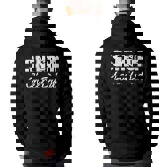 Senior Cheer Dad 2023 Cheerleader Parent Class Of 2023 V2 Men Graphic Hoodie Back Print Hooded Sweatshirt - Thegiftio