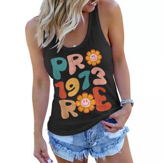 Pro Roe 1973 Womens My Body Choice Mind Your Own Uterus  Women Flowy Tank
