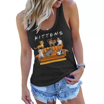Kittens Funny Cat Cute Cat Kitty Lovers  Women Flowy Tank