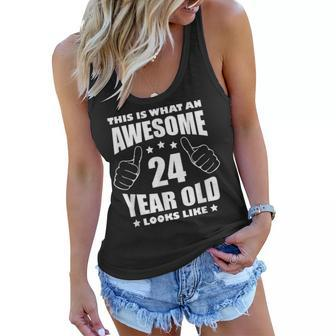 24Th Birthday Awesome Gift For Her 24 Year Old Daughter 1997 Women Flowy Tank - Seseable