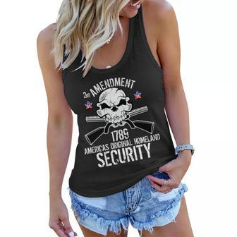 2Nd Amendment 1789 Homeland Security Tshirt Women Flowy Tank - Monsterry CA