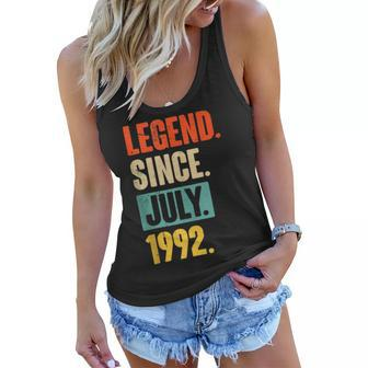 30 Years Old Gifts Legend Since July 1992 30Th Birthday Women Flowy Tank - Seseable