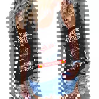 4Th Of July Funny Fireworks Coordinator Gift Women Flowy Tank - Seseable