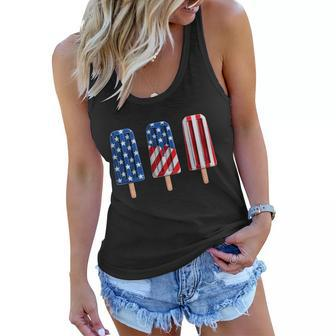 4Th Of July Summer America Independence Day Patriot Usa Gift Women Flowy Tank - Monsterry UK