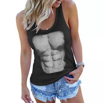 6 Pack Abs Women Flowy Tank - Monsterry