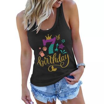 7Th Birthday Cute V2 Women Flowy Tank - Monsterry AU