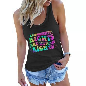 Aesthetic Reproductive Rights Are Human Rights Feminist V4 Women Flowy Tank - Monsterry DE