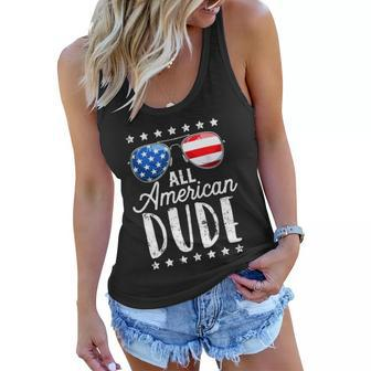 All American Dude 4Th Of July Boys Kids Sunglasses Family Women Flowy Tank - Monsterry AU