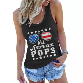 All American Pops Shirts 4Th Of July Matching Outfit Family Women Flowy Tank - Monsterry