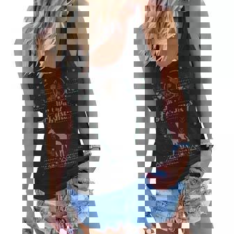 All I Want For Christmas Is A Giraffe Women Flowy Tank - Thegiftio