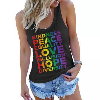 Ally Kindness Equality Love Lgbtq Pride Month Women Flowy Tank - Monsterry CA