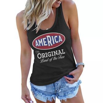 America - The Original Women Flowy Tank - Monsterry DE